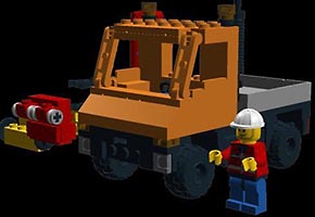 Набор LEGO MOC-4749 Вездеход Унимог U400 (новая версия)