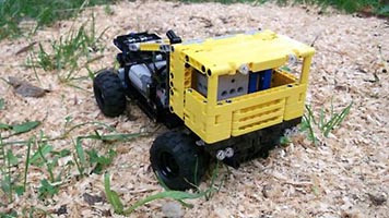 Набор LEGO MOC-4778 'Зеленый геккон' - мини-грузовик для триала