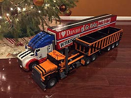 Набор LEGO 3-х осный прицеп-полувагон