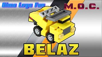 Набор LEGO MOC-4836 Карьерный самосвал БелАЗ
