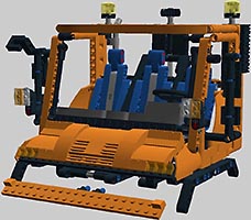 Набор LEGO Модификация кабины Унимог U400 (расширенная кабина)
