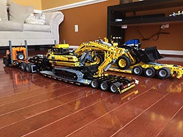Набор LEGO 3-х осный прицеп-платформа