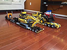 Набор LEGO 3-х осный прицеп-платформа