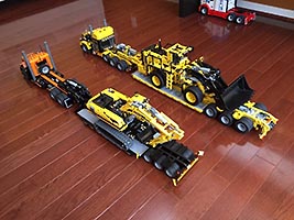 Набор LEGO 3-х осный прицеп-платформа