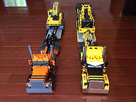Набор LEGO 3-х осный прицеп-платформа