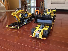 Набор LEGO 3-х осный прицеп-платформа