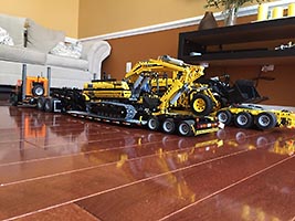 Набор LEGO 3-х осный прицеп-платформа
