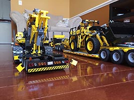 Набор LEGO 3-х осный прицеп-платформа