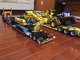 Набор LEGO 3-х осный прицеп-платформа