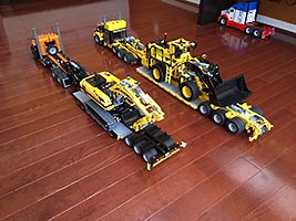 Набор LEGO 3-х осный прицеп-платформа