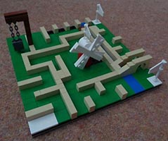 Набор LEGO MOC-4852 Лабиринт 'Мини-гольф'
