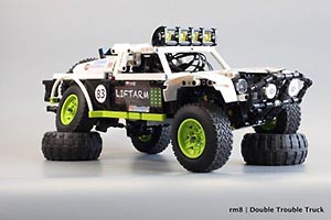 Набор LEGO MOC-4874 'Дабл-трабл' - грузовик для трофи-рейда