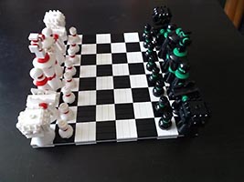 Набор LEGO MOC-4882 Маленький набор шахмат