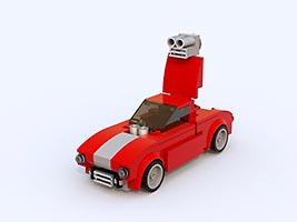 Набор LEGO Робот-трансформер (в машину с откидным верхом)