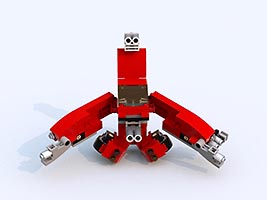 Набор LEGO Робот-трансформер (в машину с откидным верхом)