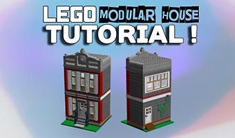 Набор LEGO Дом с красной стеной