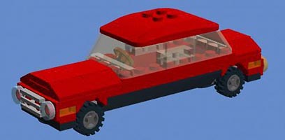 Набор LEGO Американский мощный автомобиль