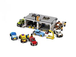 Набор LEGO MOC-5062 Автосервис тюнинг-ателье