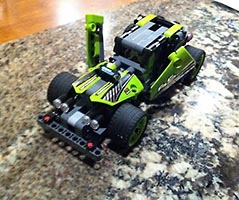 Набор LEGO MOC-5075 Улучшенный гоночный автомобиль (версия Наскар) из набора 42046
