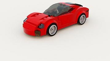 Набор LEGO MOC-5081 Cуперкар Чемпионов по скорости