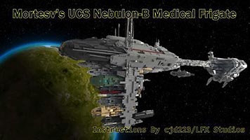 Набор LEGO MOC-5083 'Небулон-Б' - фрегат эскорта