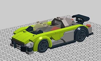 Набор LEGO 'LMP-2' - машина-прототип для 24-часовых гонок Ле-Ман