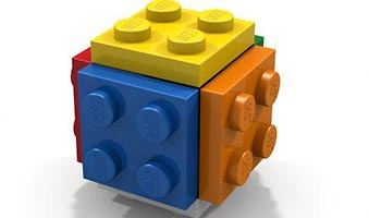Набор LEGO MOC-5135 Кубик 2*2