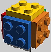 Набор LEGO Кубик 2*2