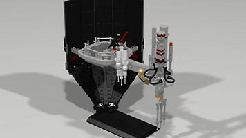 Набор LEGO MOC-5172 'Люк, я твой отец' - сцена из фильма