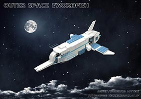 Набор LEGO 'Рыба-меч' - корабль для исследования космоса