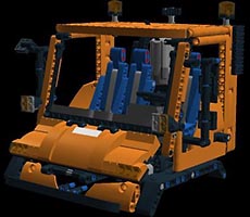 Набор LEGO MOC-5189 Кабина для Унимог U400, версия 3