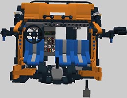 Набор LEGO Кабина для Унимог U400, версия 3