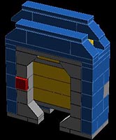 Набор LEGO Дверь налунную базу