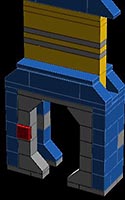 Набор LEGO Дверь налунную базу