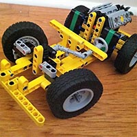 Набор LEGO MOC-5207 Переделка набора 956 Шасси