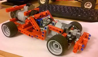 Набор LEGO MOC-5216 Маленькая быстрая машинка на р/у