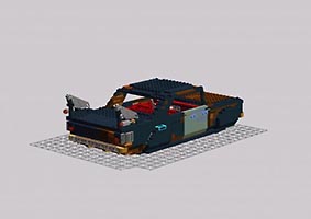 Набор LEGO MOC-5232 Додж Дарт в стиле 'Дизель-панк'