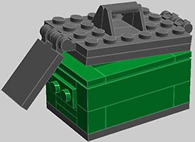 Набор LEGO Ящик для боеприпасов