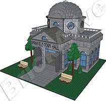 Набор LEGO Городская ратуша в Спрингфилде (из м/ф 'Симпсоны')