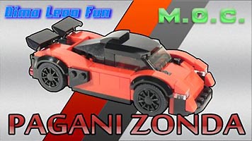 Набор LEGO MOC-5260 Суперкар Пагани Зонда