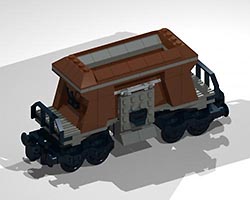 Набор LEGO MOC-5264 Бункер для перевозки руды (8-ми колесный)
