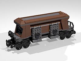 Набор LEGO MOC-5267 Угольный бункер (8-ми колесный)