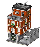 Набор LEGO MOC-5302 Городской клуб и темная аллея