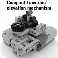 Набор LEGO MOC-5340 Компактный механизм для подъема/спуска