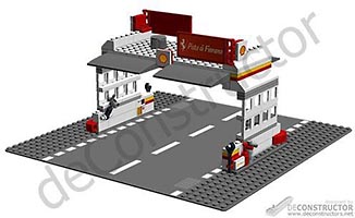 Набор LEGO MOC-5346 Заправочная станция Шелл