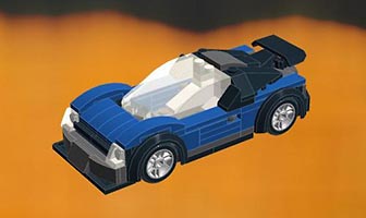 Набор LEGO Синий спортивный автомобиль