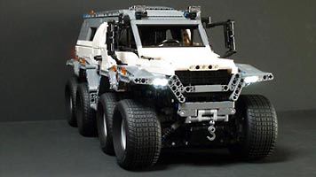 Набор LEGO MOC-5360 Вездеход 'Авторос-Шаман' (колесная формула 8x8)