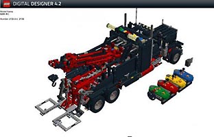 Набор LEGO MOC-5361 Аварийный грузовик/Эвакуатор (на р/у)
