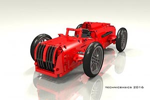 Набор LEGO MOC-5370 Красный спортивный автомобиль