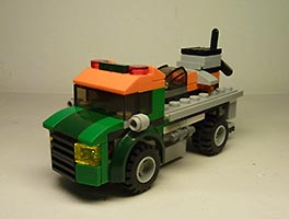 Набор LEGO Грузовик с платформой и судно на воздушной подушке